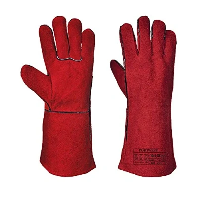 Afbeelding van Portwest A500 Las Handschoen, Normaal, Grootte XL, Rood