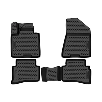 Afbeelding van Element Rubbermatten 3D voor HYUNDAI Tucson, 2015 2018, 4 delig, zwart