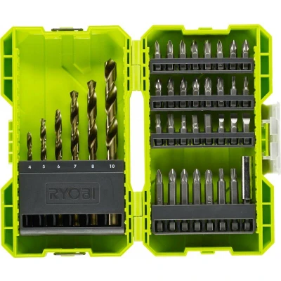 Afbeelding van Ryobi RAK38SDD 38 delig Boor &amp; Schroevendraaierset 5132003303