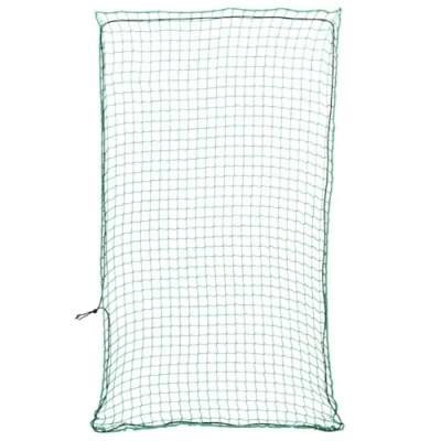 Afbeelding van vidaXL Aanhangwagennet elastisch touw 2,5x1,5 m polypropeen groen