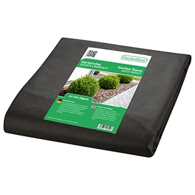 Afbeelding van GardenMate Worteldoek 50g/m² anti onkruiddoek scheurvast gronddoek waterdoorlatend 2mx15m = 30m2