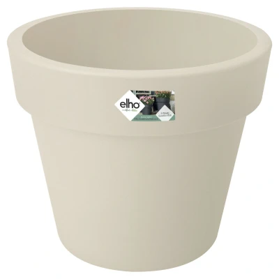 Afbeelding van Elho Bloempot Green Basics Top Planter Rond Wit Buitenpot ø 23x20 cm