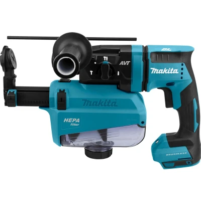 Afbeelding van Makita DHR182ZWJU 18V Li ion accu SDS plus combihamer body incl. stofafzuiging en AWS zender in Mbox koolborstelloos