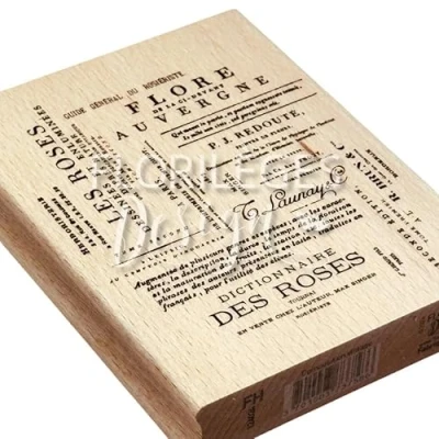 Afbeelding van Florilèges Design Houten stempel, afmetingen: 10 x 13 cm