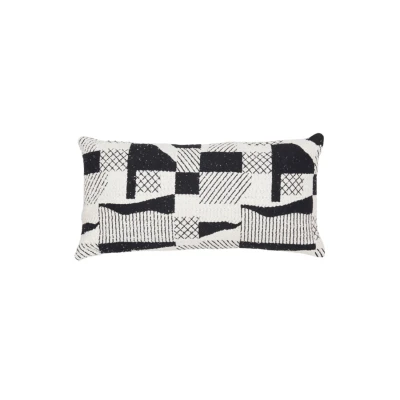 Afbeelding van Light &amp; Living Kussen CESENA 60x30cm Zwart