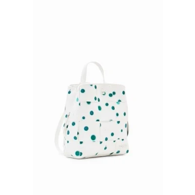 Afbeelding van Desigual Droplets Rugzak, Dames, Maat: One Size, White