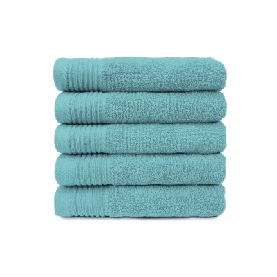 Afbeelding van 5 x The One Towelling handdoek Deluxe 70x140 Petrol