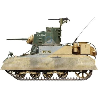 Afbeelding van 1:35 MiniArt 35423 M3 Stuart Mk.I &quot;Honey&quot; Vroege productie met zonneschermen Tank Plastic Modelbouwpakket