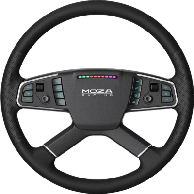 Afbeelding van Moza TSW vrachtwagenwiel (PC), Controller, Zwart