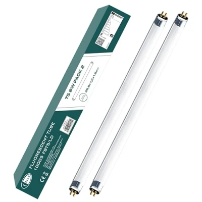 Afbeelding van CLAR Small Fluorescent Tubes, Tube, T5 Bulb, Miniature LD Bulb (8 Watts T5, Pack 2)