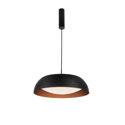 Afbeelding van Nova Luce, Hanglamp, LANDON LED hanglamp zwart 41W warm wit 170x58cm dimbaar 86009