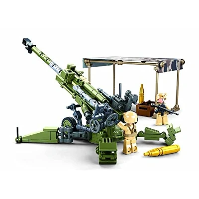 Afbeelding van Sluban Model Bricks M777 Howitzer 258pcs, M38 B0890, meerkleurig