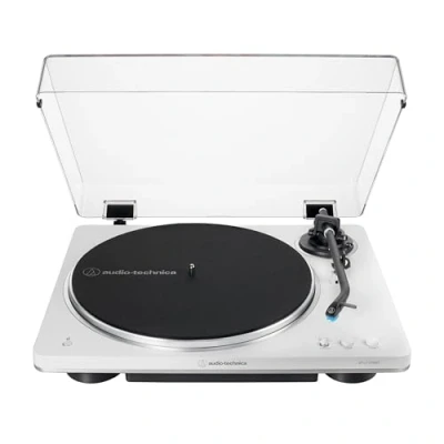 Afbeelding van AUDIO TECHNICA AT LP70XBT volledig automatische draadloze riemschijf draaibaar (wit/zilver)