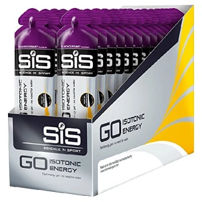 Afbeelding van Science in Sport SiS Go Isotonic Energygel Energie gel Isotone Sportgel Blackcurrant Smaak 30 x 60ml