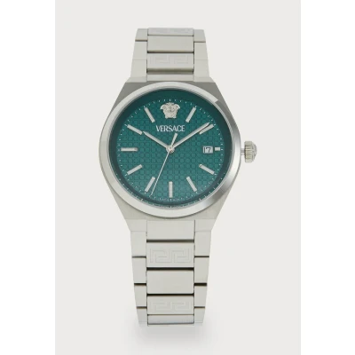 Afbeelding van Versace Auria Unisex Horloge silvercoloured, Maat: One Size, Silver coloured