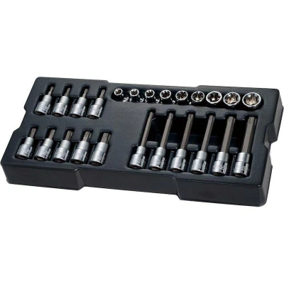 Afbeelding van Stanley Transmodule Torx Bitset ½ 6 kant 24 delig STMT1 74176