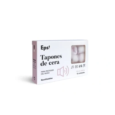 Afbeelding van Eps Ear Plugs Wax 12pcs
