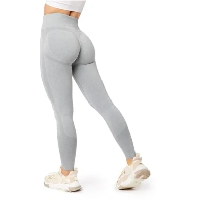 Afbeelding van Bellivalini PUSH UP Legging, Dames, Maat: Large, Whitemelange