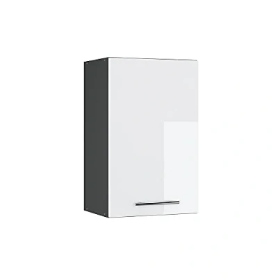 Afbeelding van Vicco Hangkast &quot;Fame Line&quot;, Wit Hoogglans/Antraciet, 45 cm