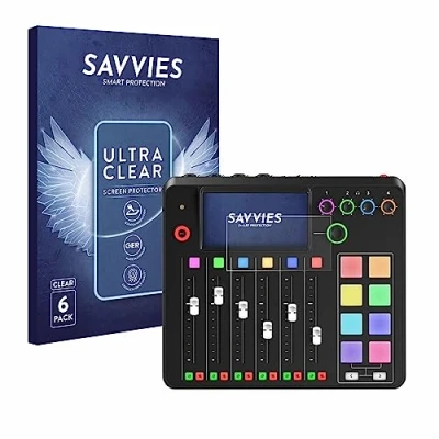 Afbeelding van Savvies Screenprotector voor Rode Rodecaster Pro II Folie Beschermfolie transparant (6 Stuks)