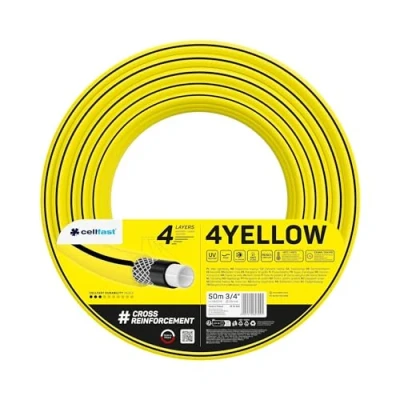 Afbeelding van Cellfast 4YELLOW Tuinslang 3/4&quot; 50m 20Bar 4 laags