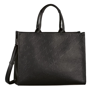 Afbeelding van TOM TAILOR Bags Denice Shopper schoudertas voor dames, ritssluiting, middelgroot, zwart, modern