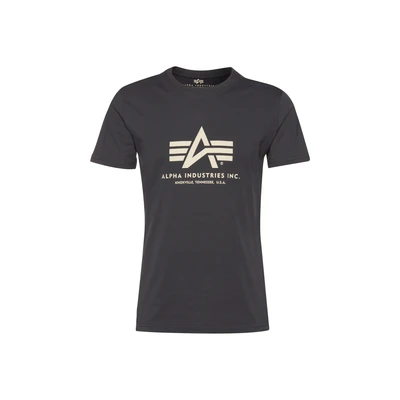 Afbeelding van Alpha Industries Tshirt print, Heren, Maat: Small, Anthrazit