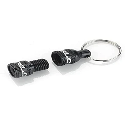 Afbeelding van XLC Ventieladapter incl. sleutelring, zwart, één maat