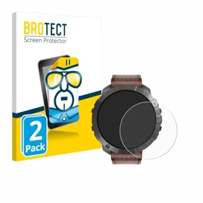 Afbeelding van BROTECT Screenprotector voor Polar Grit X2 Pro Titan Folie Beschermfolie transparant (2 Stuks)