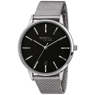 Afbeelding van Breil Men&#039;s Collection Watch Avery EW0458 Time Only Steel Bracelet in Milanese Mesh 41 mm