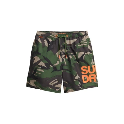 Afbeelding van Superdry LOGO INCH Zwemshorts, Heren, Maat: XL, Para camo