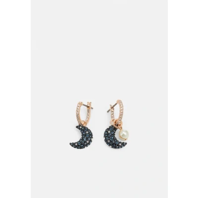 Afbeelding van Swarovski 5671569 Luna Rosékleurig Oorbellen horloge Rosekleur