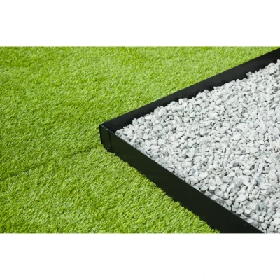 Afbeelding van Borderranden 3 st 91,4x10,2 cm zwart