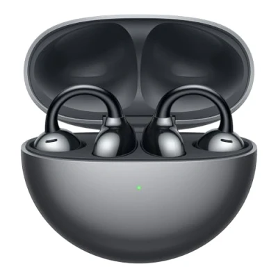 Afbeelding van HUAWEI FreeClip, C bridge Design voor draagcomfort, Innovatieve Open ear luisterervaring, Al Crystal Clear Call, Superlange batterijduur, Verbinding met twee apparaten, Zwart
