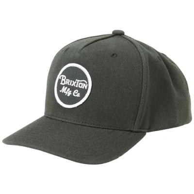 Afbeelding van Brixton Unisex Wheeler Snapback Cap, zwart, One size