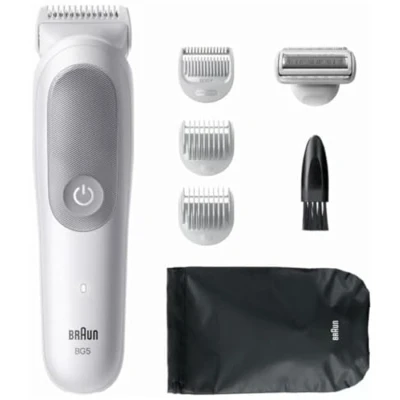 Afbeelding van Braun Body Groomer Series 5 BG5550 +6 Verzorgingstools Trim &amp; Scheer Haar Waterdicht Grijs