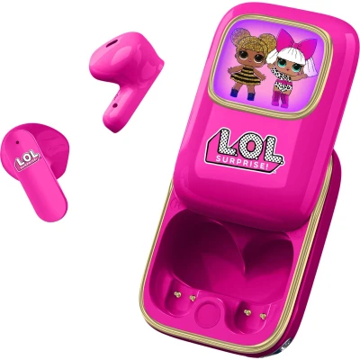 Afbeelding van LOL Surprise TWS earpods slide open oplaadcase met LED verlichting touch control extra eartips
