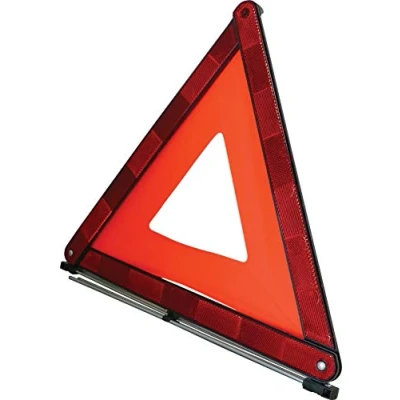 Afbeelding van Safety First Aid Group Q4232 Veiligheidswaarschuwingsdriehoek voor pech langs de weg Opvouwbare Wind Getest met Case