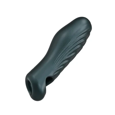 Afbeelding van ManWan Ryzer Penis Extender en Zachte Masturbatie Sleeve Dennengrijs