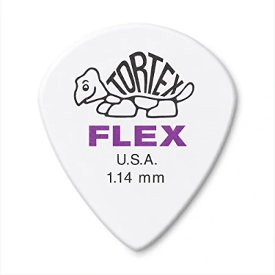 Afbeelding van Dunlop 468P114 Tortex Flex Jazz III Pick 1.14 mm plectrumset (12 stuks)