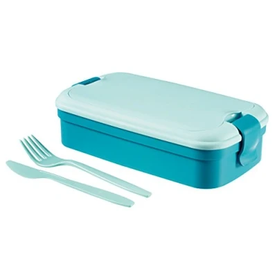 Afbeelding van Curver Lunchdoos Lunch&amp;go Met bestek Blauw