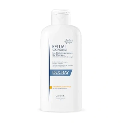 Afbeelding van Ducray Squanorm Hydraterende Verzorgende Shampoo Droge Schilfers 200ml