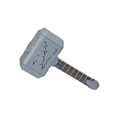 Afbeelding van Hasbro Thor: Love and Thunder Mighty FX Hamer Speelfiguur