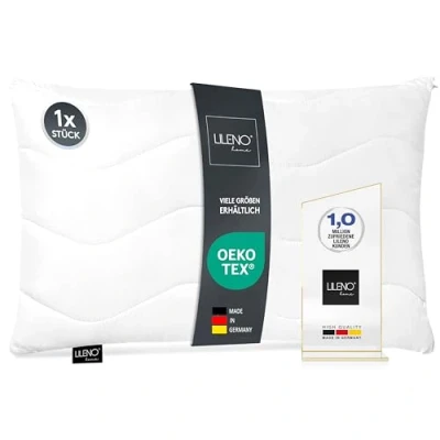 Afbeelding van LILENO HOME Hoofdkussen, 30 x 40 cm, set van 1, als kussenvulling, bed of decoratief kussen met ritssluiting om aan te passen, wasbaar tot 95 C, sofa en sierkussen voor bank/bed