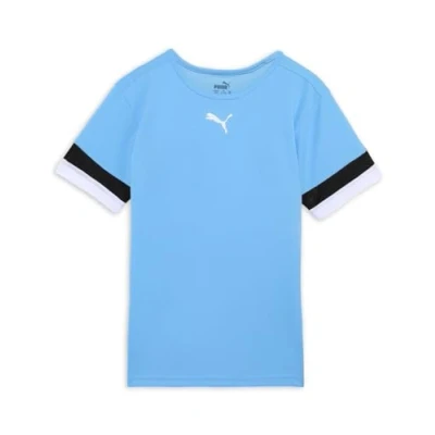 Afbeelding van Puma Teamrise Shirt Korte Mouw Kinderen Hemelsblauw Maat: 116