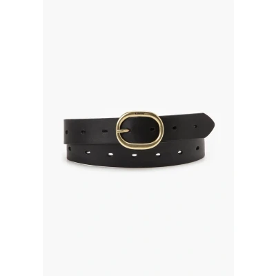 Afbeelding van Levi&#039;s High Low Belt Damesriem, Regular Black, 65