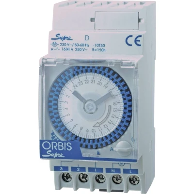 Afbeelding van ORBIS Zeitschalttechnik SUPRA D 230 V DIN rail schakelklok Analoog V/AC