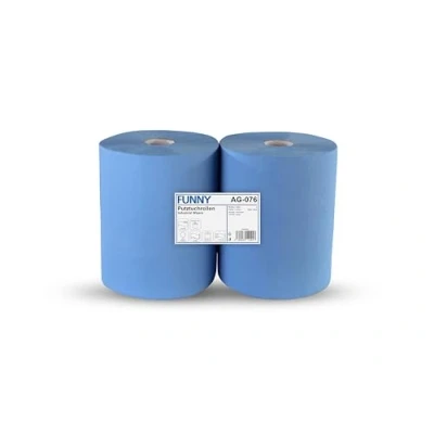 Afbeelding van Funny Poetspapier, 2 lagen, blauw, ca. 36 cm, 1000 vellen, 1 stuk (1 x stuks)