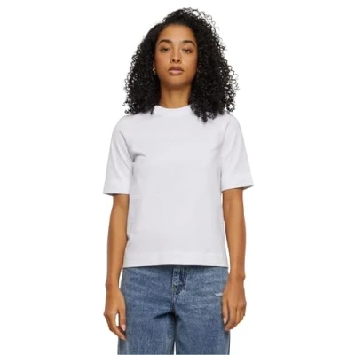 Afbeelding van Urban Classics Classy Tshirt basic, Dames, Maat: Large, White