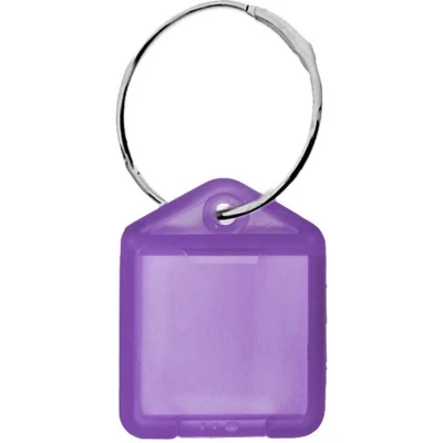 Afbeelding van CombiCraft Mini XS openklapbare sleutellabels 38x22mm lila 100 stuks
